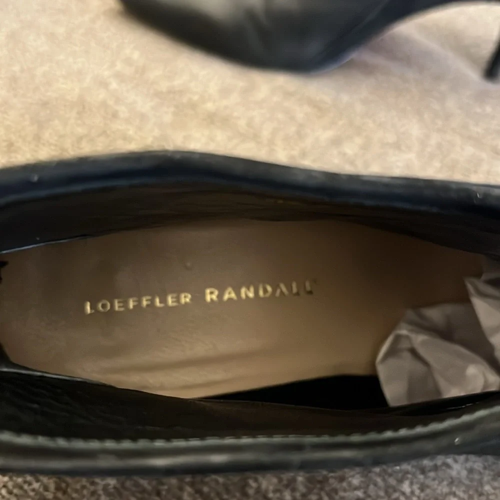 Loeffler Randall Reese Black Suede /Leather Ankle‎ Boot Size 8
